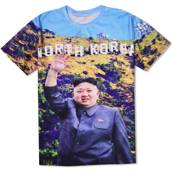 T-Shirt North Korea Kim Jong Un 3D Print