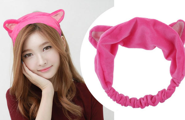 Korea Plush Rabbit Ear Headband