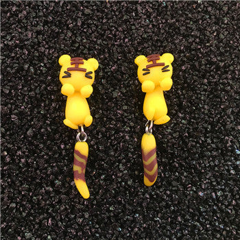 Cute Animal Cat Fox Women Earrings